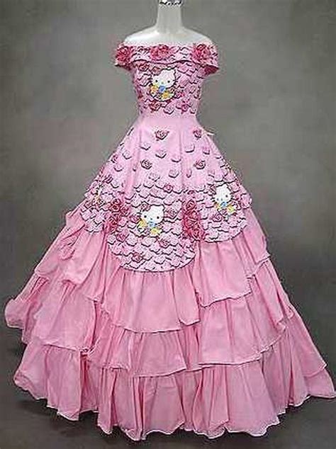 hello kitty in wedding dress.